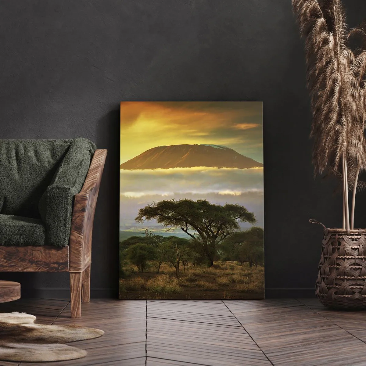 Bild auf Leinwand - Leinwandbild - Ein Reisetraum - 55x100 cm