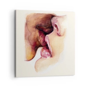 Bild auf Leinwand - Leinwandbild - Wie Tag und Nacht, Erde und Himmel - 60x60 cm