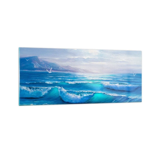 Glasbild - Bild auf glas - Es bringt Erleichterung - 100x40 cm