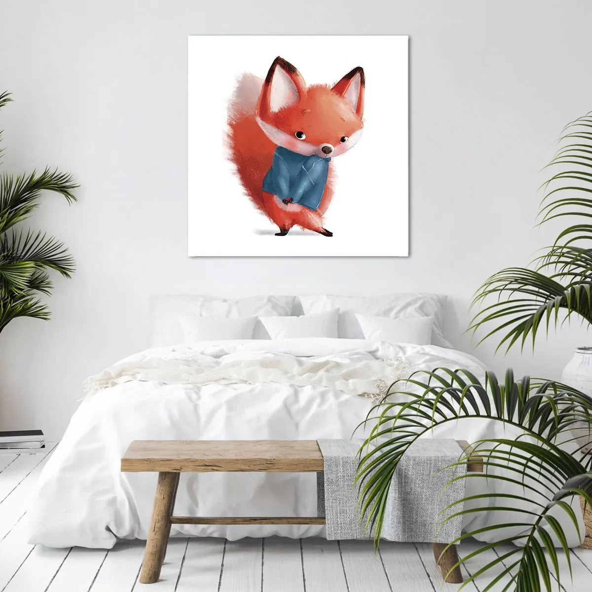 Bild auf Leinwand - Leinwandbild - Steht mir das gut? - 50x50 cm