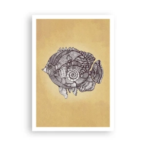 Poster - Aus dem Ozean der Ornamente - 70x100 cm