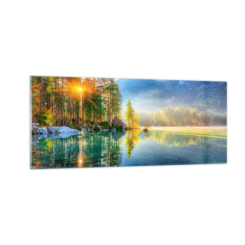 Glasbild - Bild auf glas - Majestät und Süße - 100x40 cm