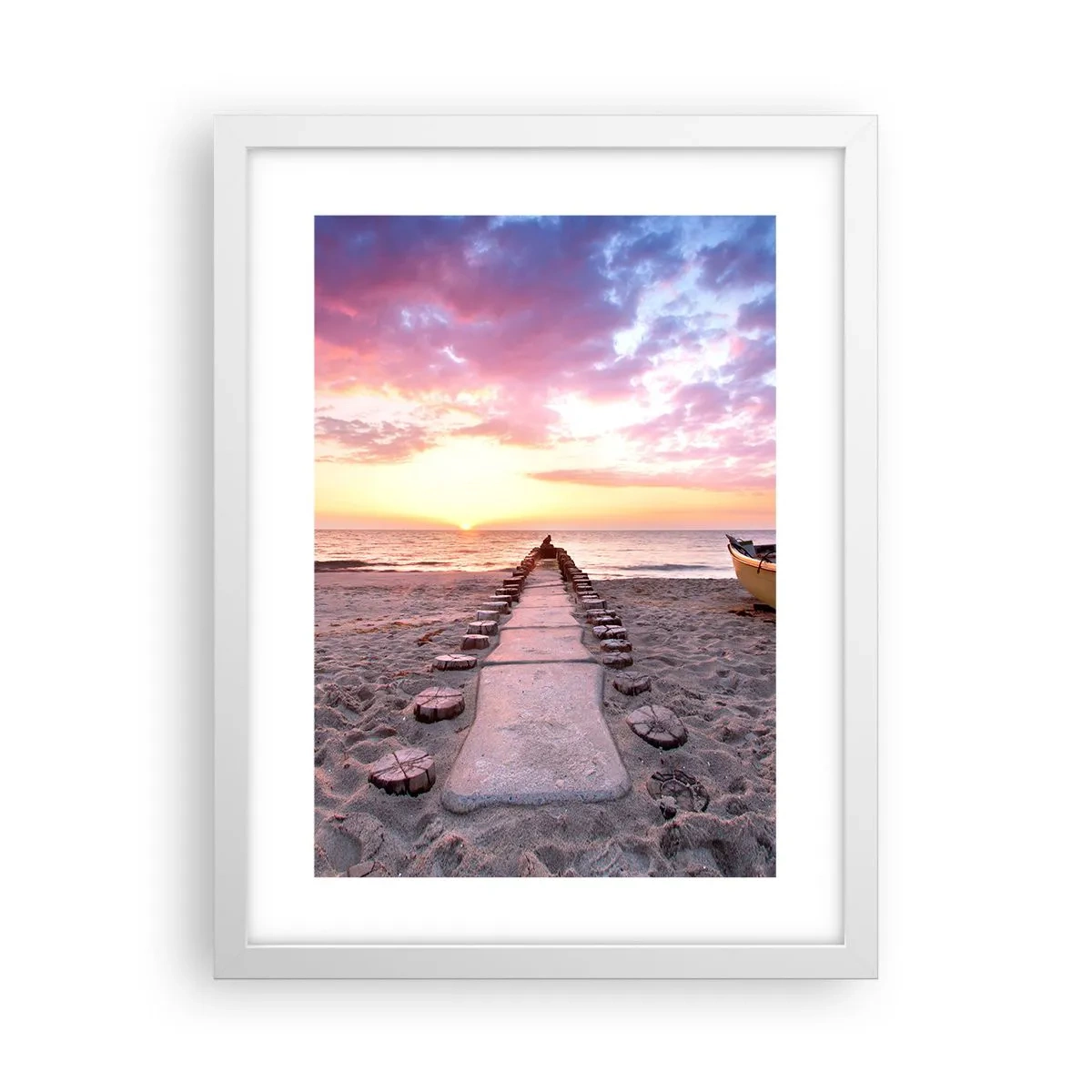 Poster in einem weißen Rahmen - Ein Moment tiefer Erfahrung - 30x40 cm