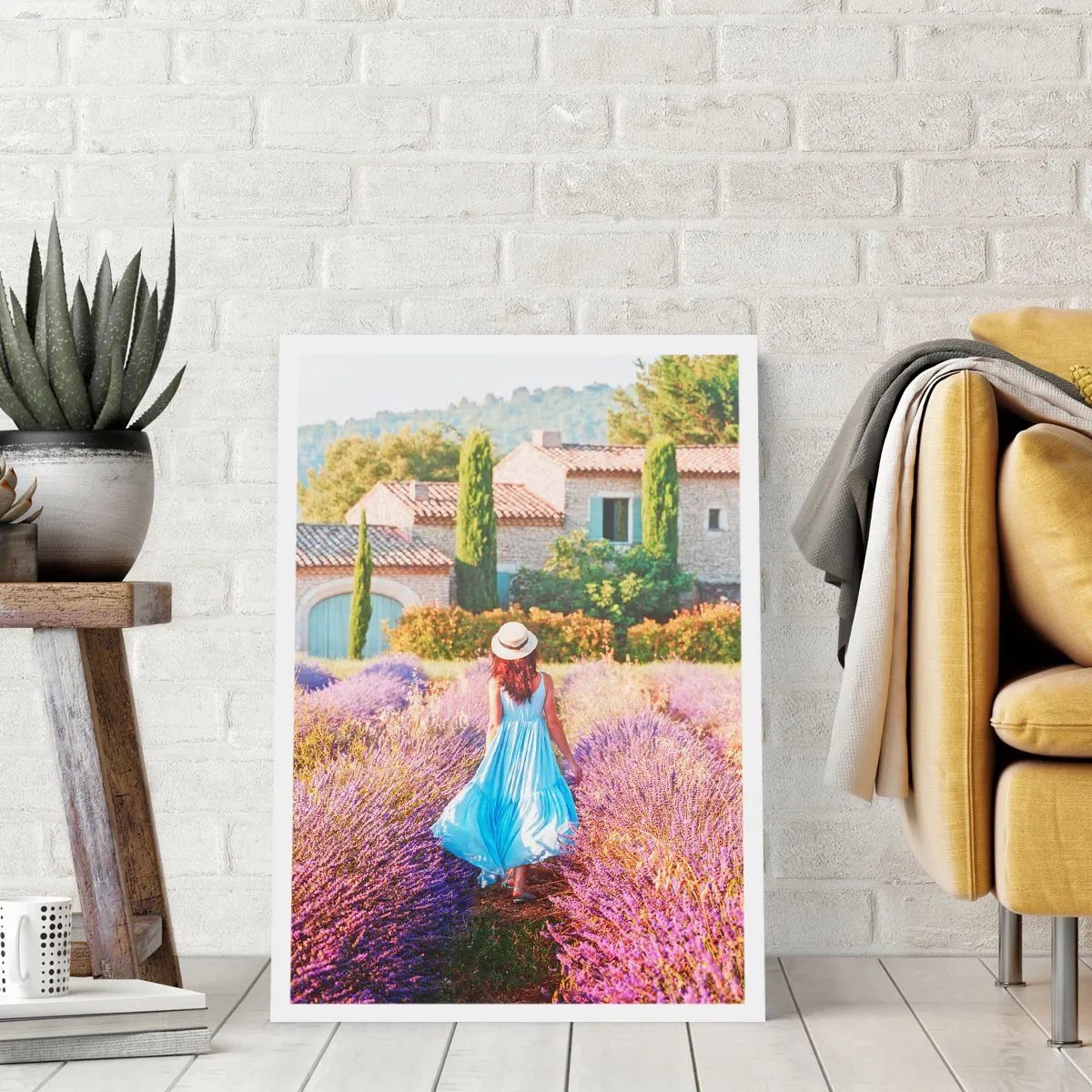 Poster - Lavendel Mädchen - 30x40 cm