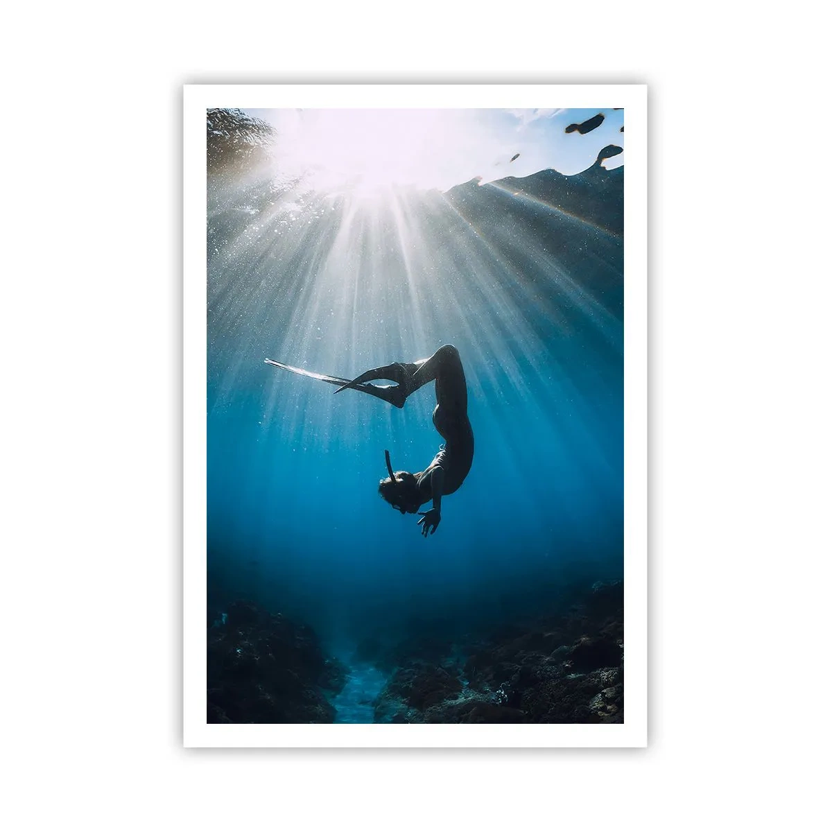 Poster - Tanz unter Wasser - 70x100 cm