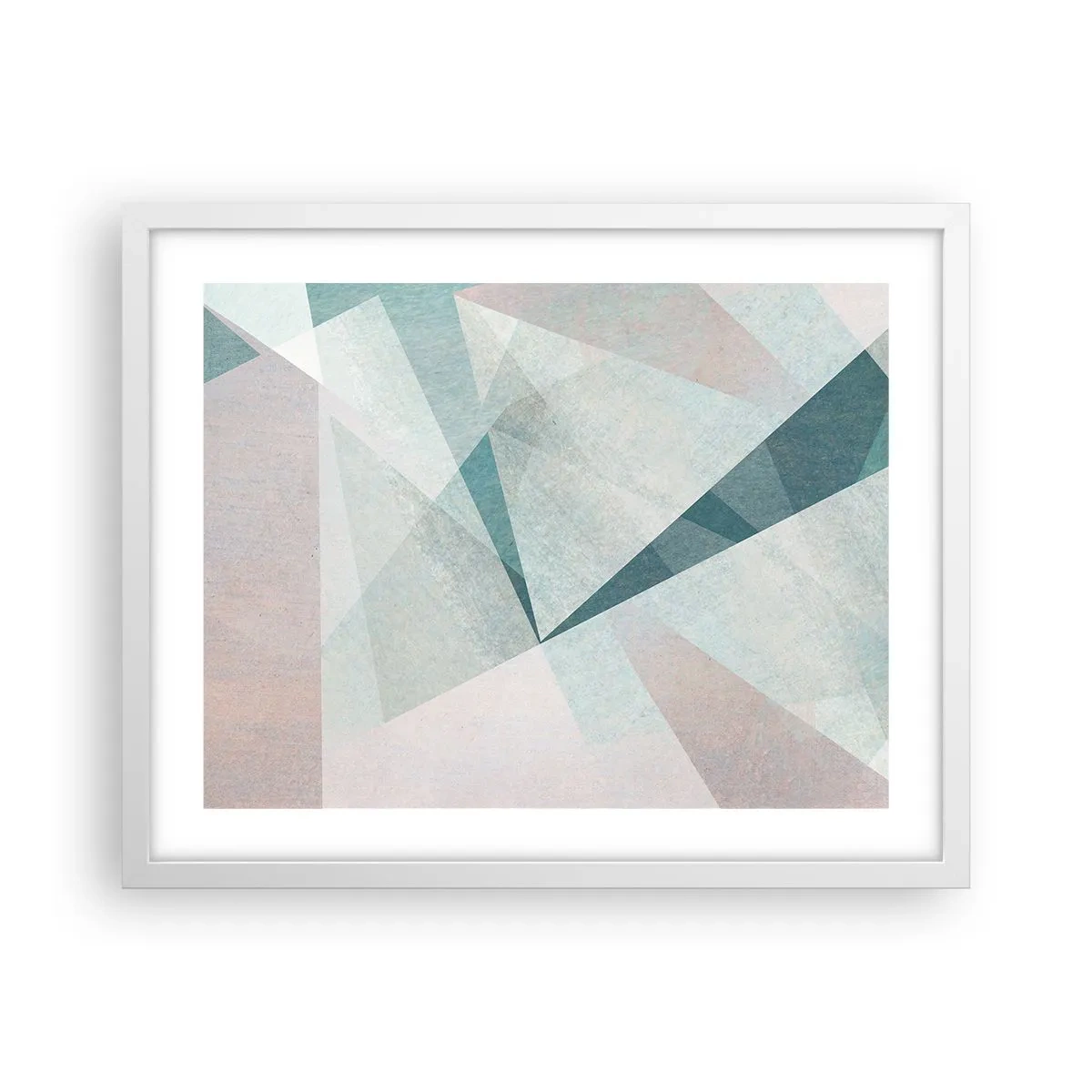 Poster in einem weißen Rahmen - Einfach aber dynamisch - 50x40 cm