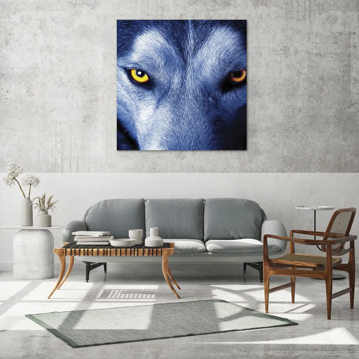 Glasbild - Bild auf glas - Faszinierender Blick - 50x50 cm