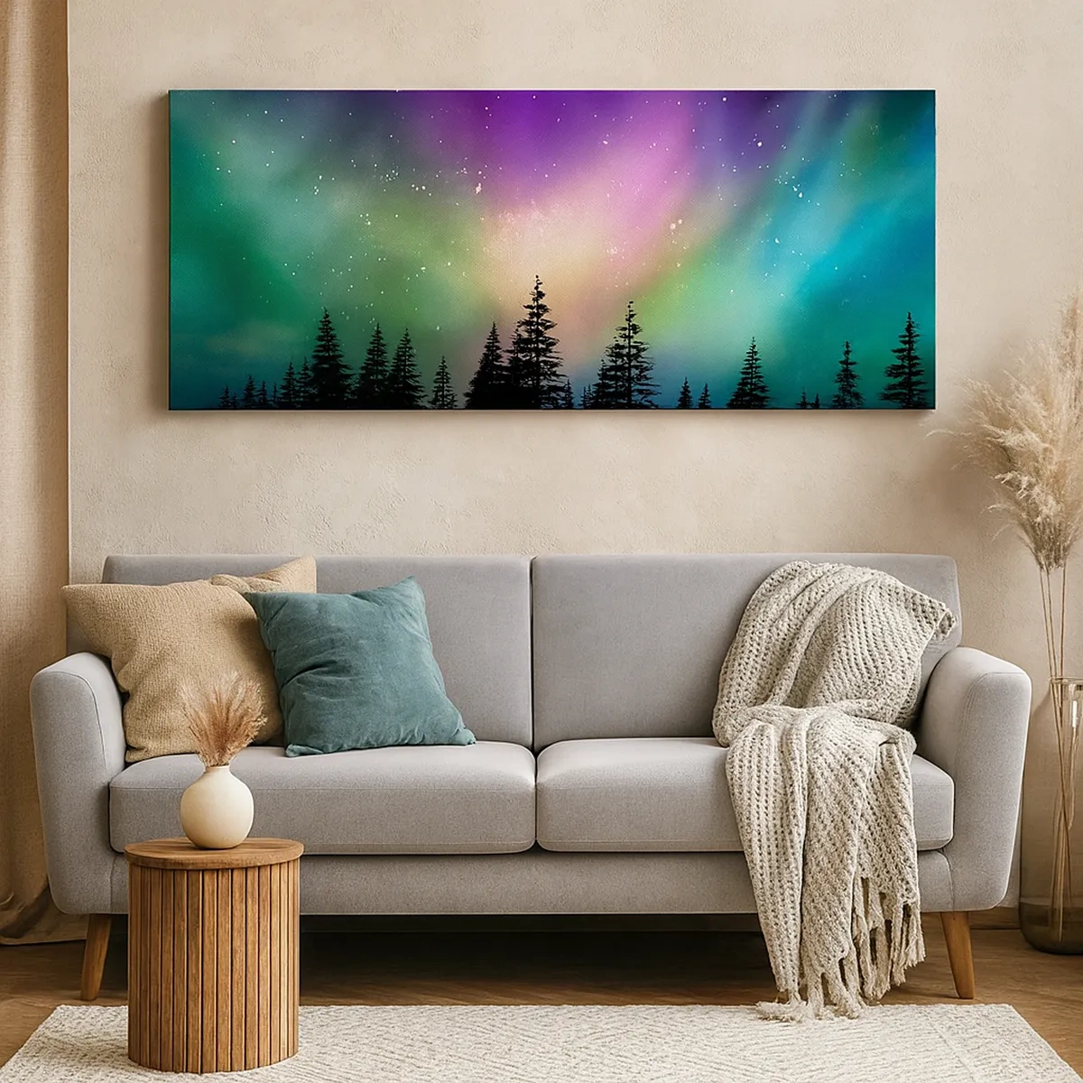 Bild auf Leinwand - Leinwandbild - weiße Magie - 30x30 cm