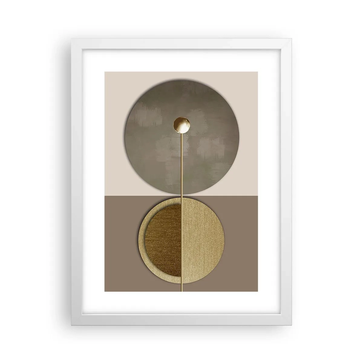Poster in einem weißen Rahmen - Perfekte Balance - 30x40 cm