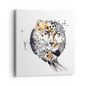 Bild auf Leinwand - Leinwandbild - Raubtierschönheit - 30x30 cm