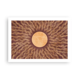 Poster - Sonnensymbol - 70x50 cm