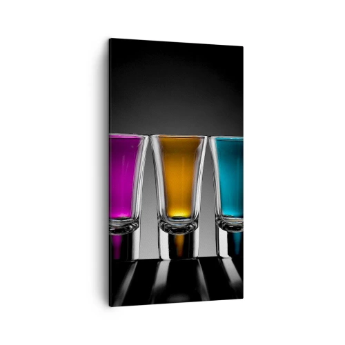 Bild auf Leinwand - Leinwandbild - Die Farben der Freude - 45x80 cm