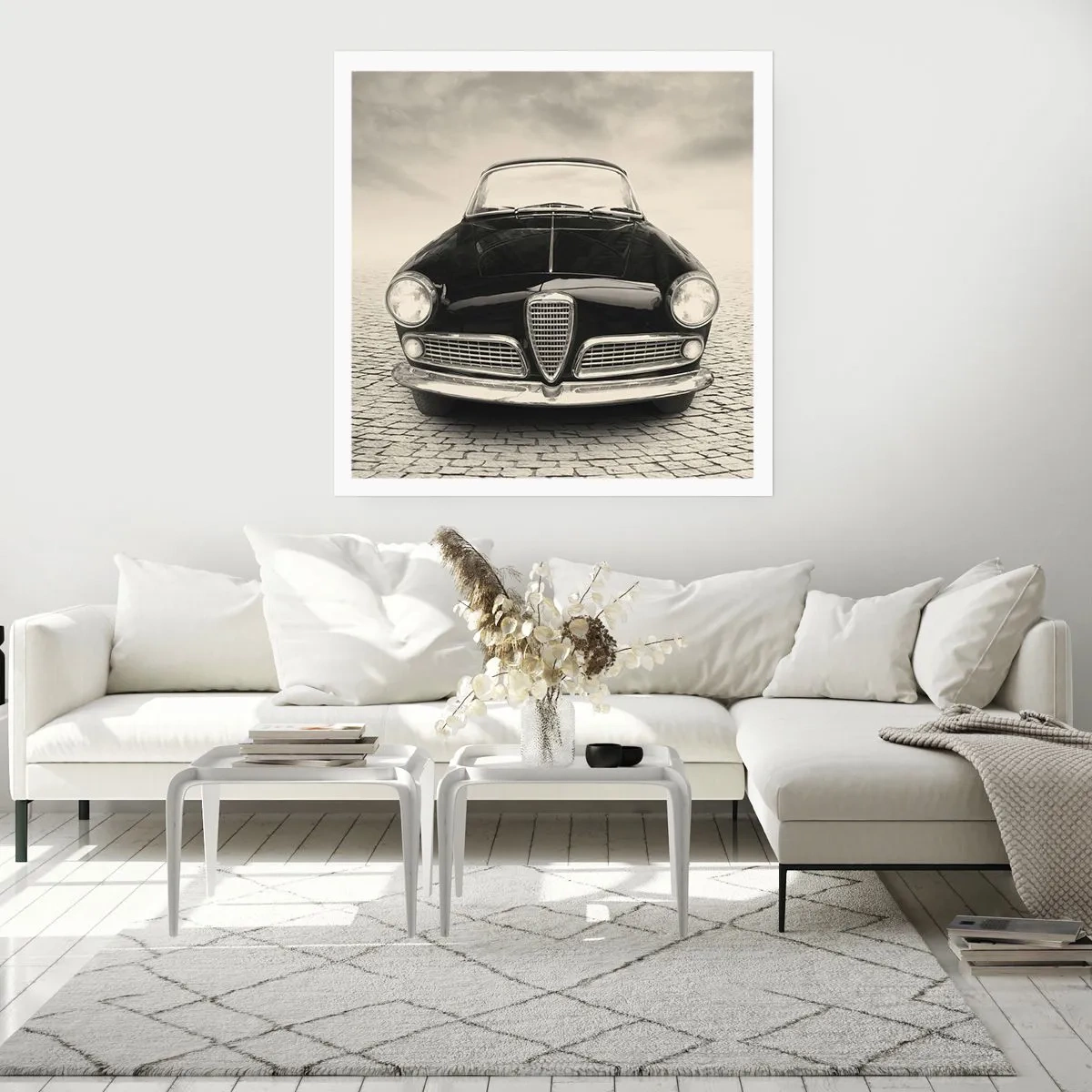 Poster - Man muss mich einfach lieben - 40x40 cm