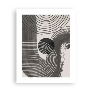 Poster - Oval gewinnt - 40x50 cm