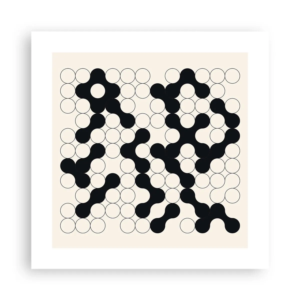 Poster - Chinesisches Spiel – Variation - 40x40 cm