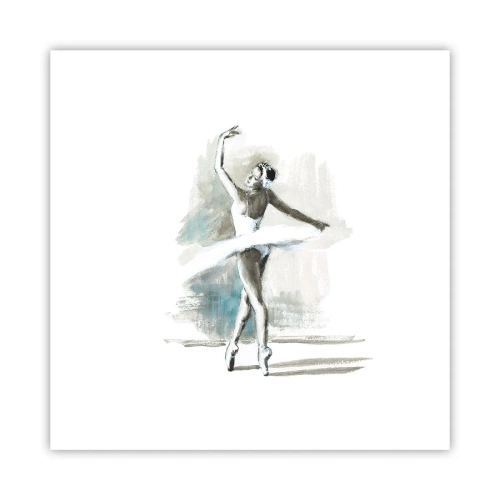 Poster - In einen Schwan verzaubert - 30x30 cm