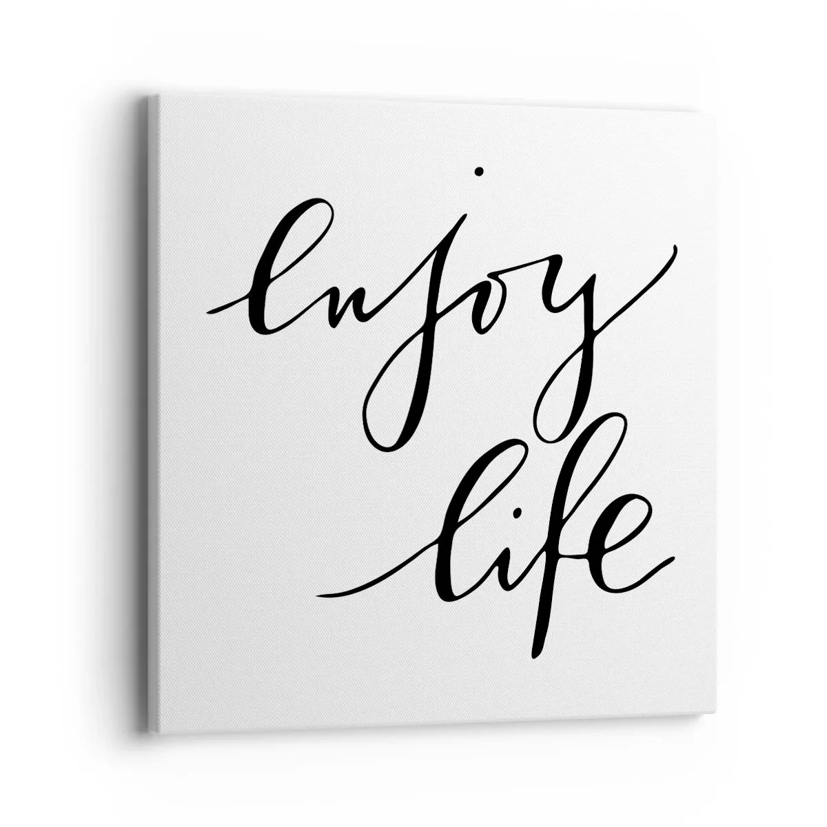 Bild auf Leinwand - Leinwandbild - Nichts hinzufügen… - 40x40 cm