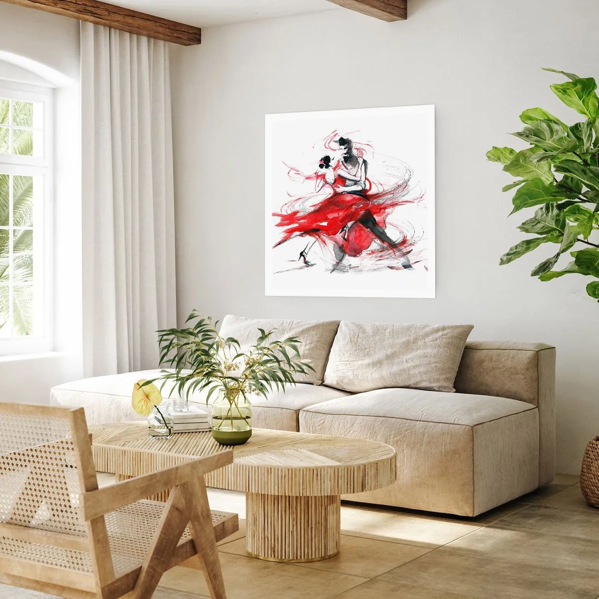 Poster - Tango – der Rhythmus der Leidenschaft - 60x60 cm