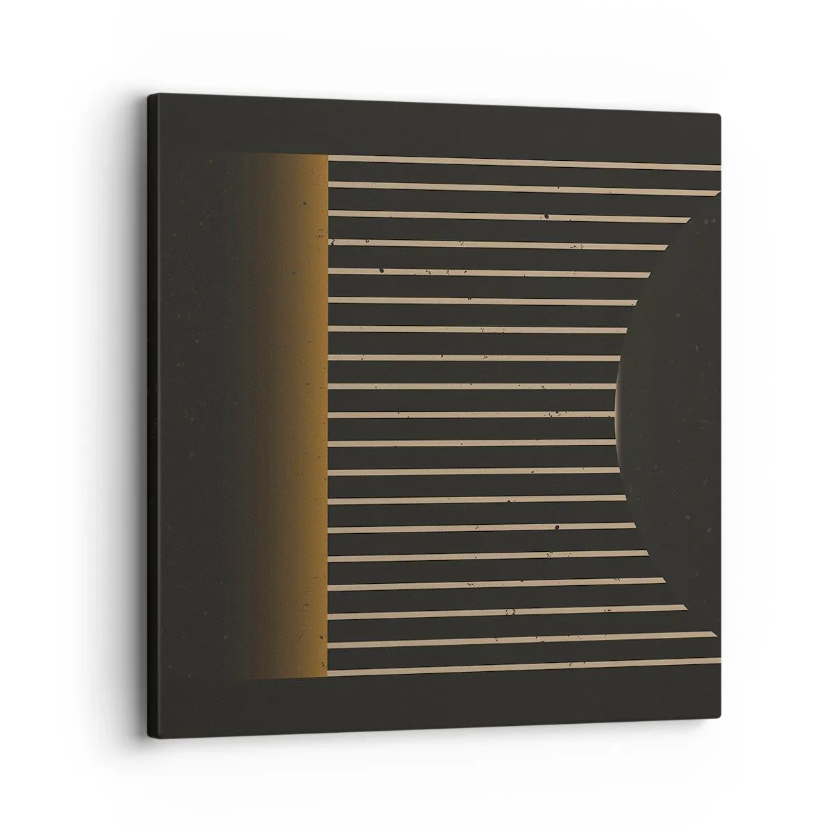 Bild auf Leinwand - Leinwandbild - Die Dunkelheit erkunden - 30x30 cm