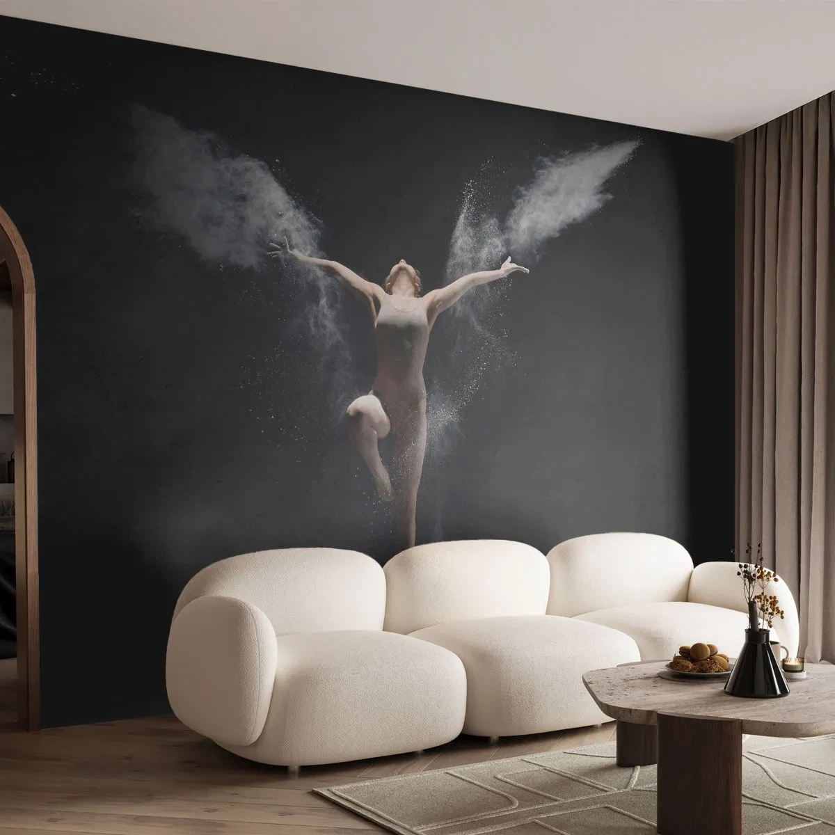 Fototapete Standard Eco - Elfen existieren - Abstraktion, Tänzer, Turner - 200x140 cm