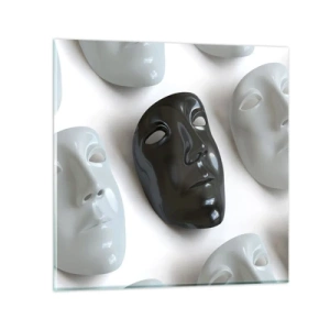 Glasbild - Bild auf glas - Wie hebt man sich ab? - 70x70 cm