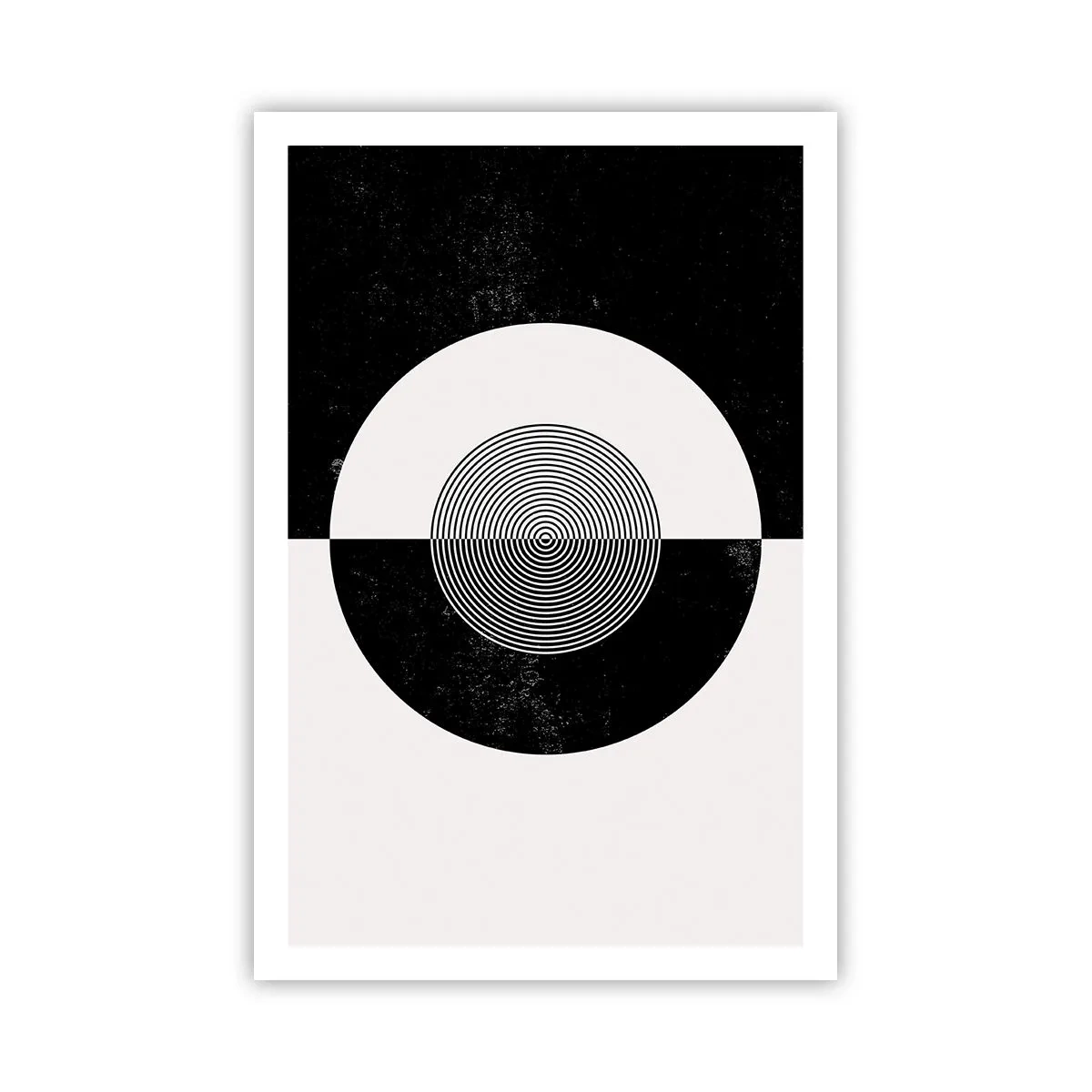 Poster - Harmonie in Schwarz und Weiß - 61x91 cm