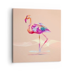 Bild auf Leinwand - Leinwandbild - Der Vogel der guten Gefühle - 70x70 cm