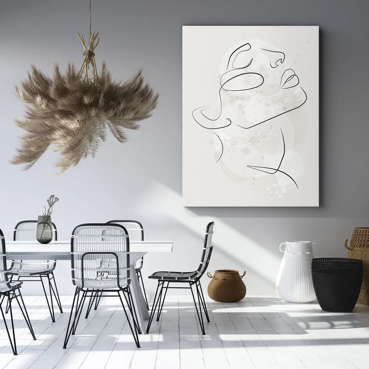 Bild auf Leinwand - Leinwandbild - Die Umrisse eines Traums - 65x120 cm
