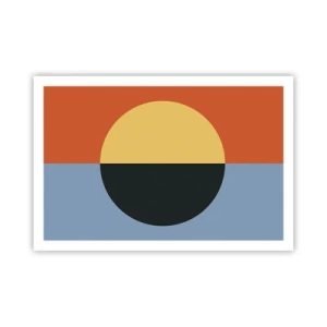 Poster - Eine Komposition aus Wärme und Kühle - 91x61 cm