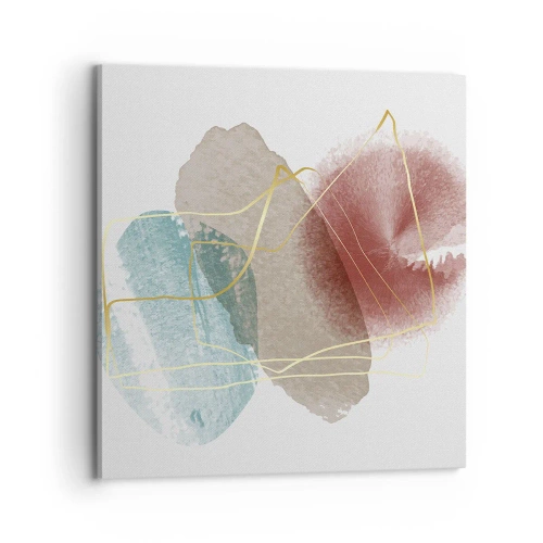 Bild auf Leinwand - Leinwandbild - Korallen des Weltraums - 70x70 cm