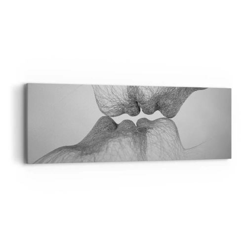 Bild auf Leinwand - Leinwandbild - Kuss des Windes - 90x30 cm