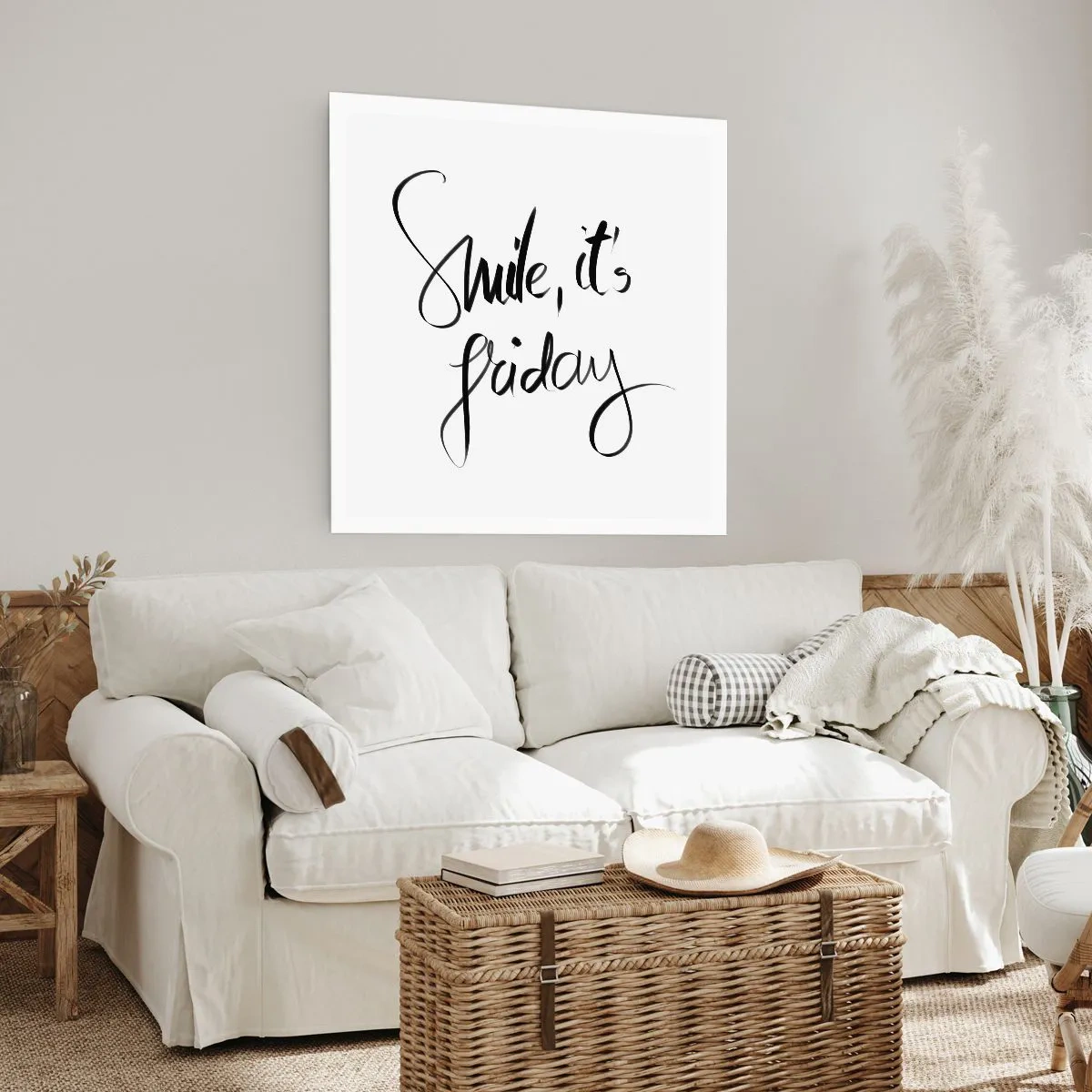 Poster - Echte Freude - 40x40 cm