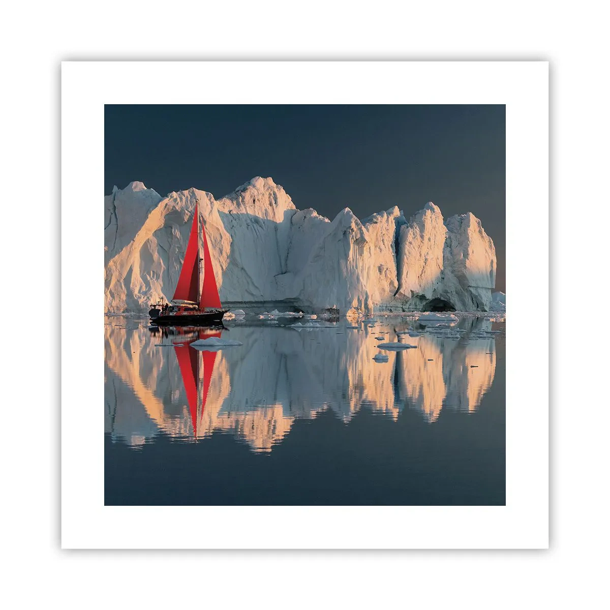 Poster - Am Rande der Welt - 40x40 cm