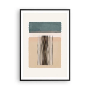 Poster in einem schwarzem Rahmen - Alles ist in Ordnung - 70x100 cm