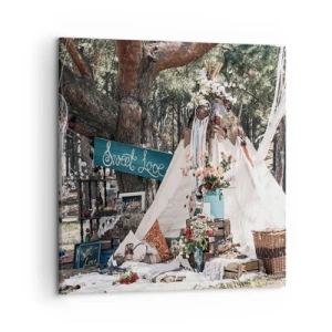 Bild auf Leinwand - Leinwandbild - Liebe machen ... - 50x50 cm