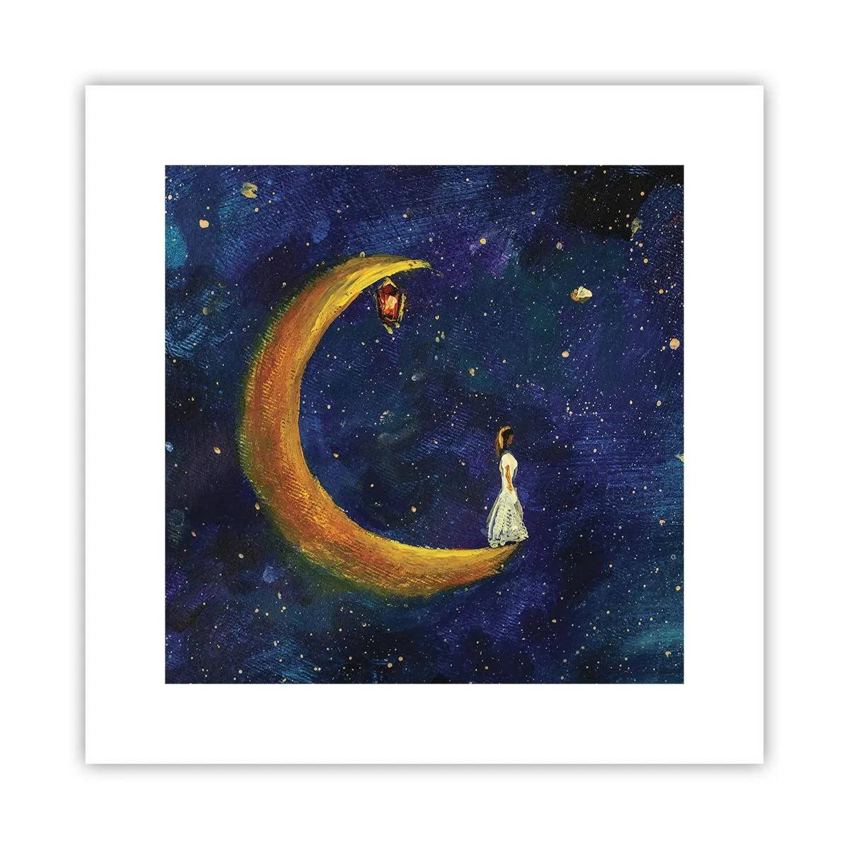 Poster - Der Ruf der Welt - 30x30 cm