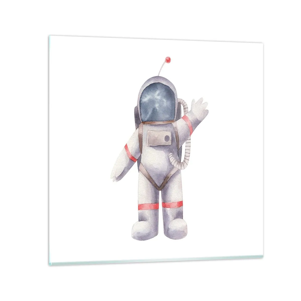 Glasbild - Bild auf glas - Bis dann! - 50x50 cm