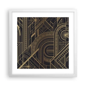 Poster in einem weißen Rahmen - Konzepte, Ideen, Pläne - 40x40 cm