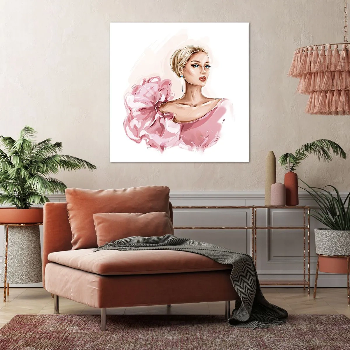 Bild auf Leinwand - Leinwandbild - Wie gemalt ... - 70x70 cm