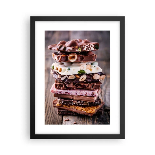 Poster in einem schwarzem Rahmen - Entzückende Aussicht - 30x40 cm