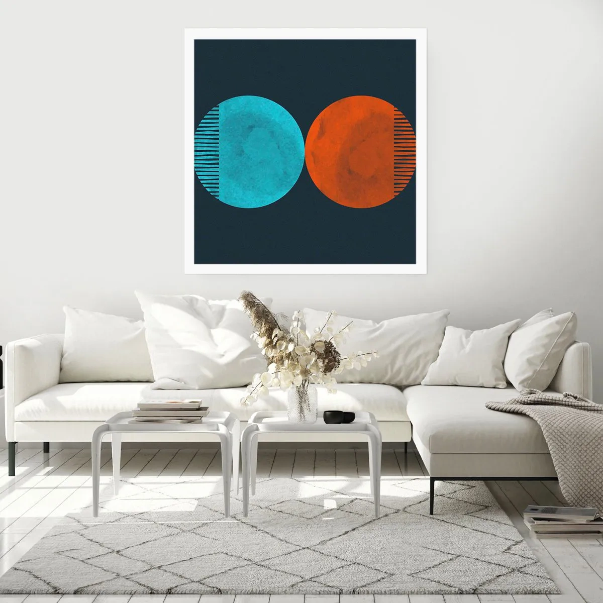 Poster - Nur Geometrie? - 40x40 cm