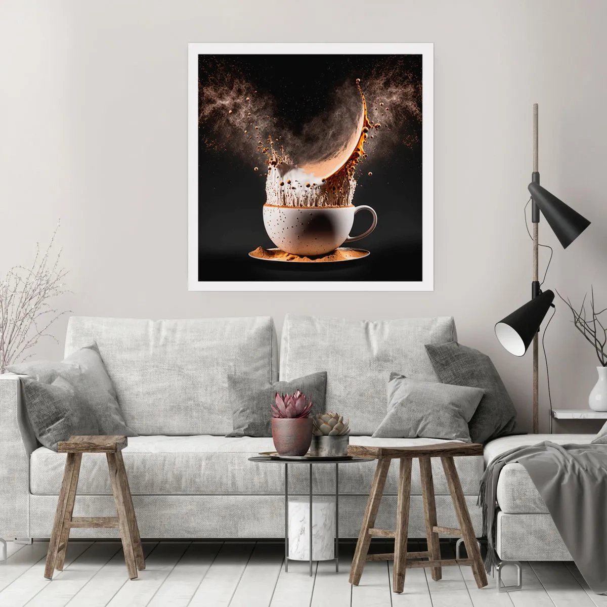 Poster - Geschmacksexplosion - 40x40 cm