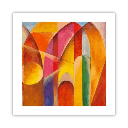 Poster - Kathedrale der Sonne - 40x40 cm
