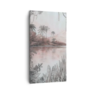 Bild auf Leinwand - Leinwandbild - Tagebuch eines Entdeckers aus dem 19. Jahrhundert - 45x80 cm