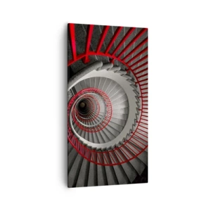 Bild auf Leinwand - Leinwandbild - Architekturspaß - 55x100 cm