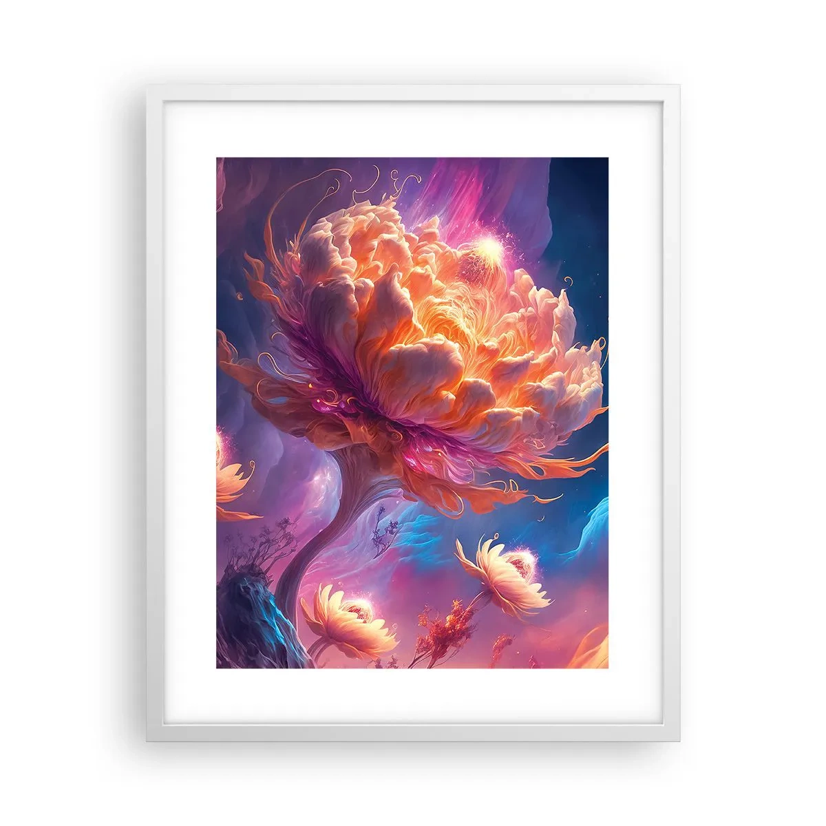 Poster in einem weißen Rahmen - Andere Welt - 40x50 cm