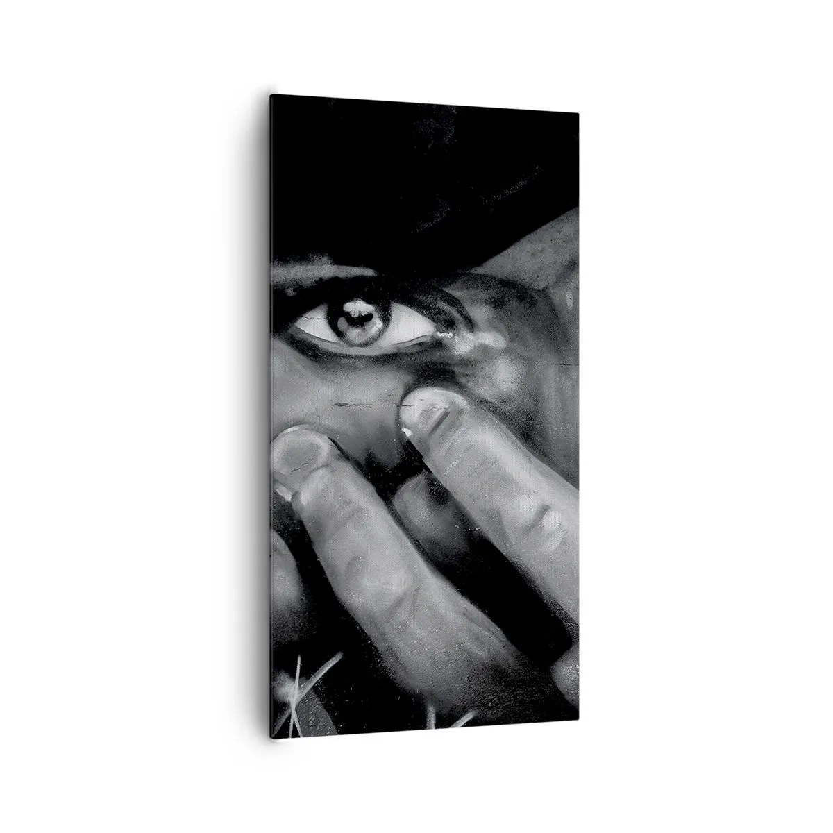 Bild auf Leinwand - Leinwandbild - Ich werde nicht sagen, wer es gemalt hat - 65x120 cm