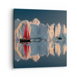 Bild auf Leinwand - Leinwandbild - Am Rande der Welt - 40x40 cm