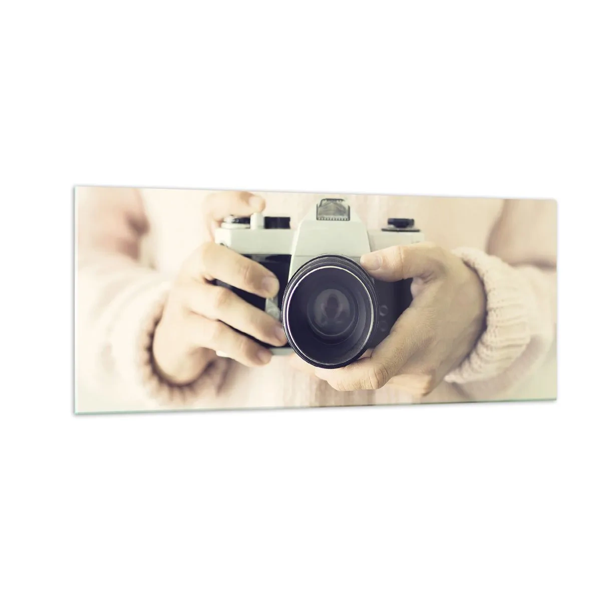 Glasbild - Bild auf glas - Um mehr zu sehen ... - 100x40 cm