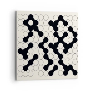 Bild auf Leinwand - Leinwandbild - Chinesisches Spiel – Variation - 70x70 cm